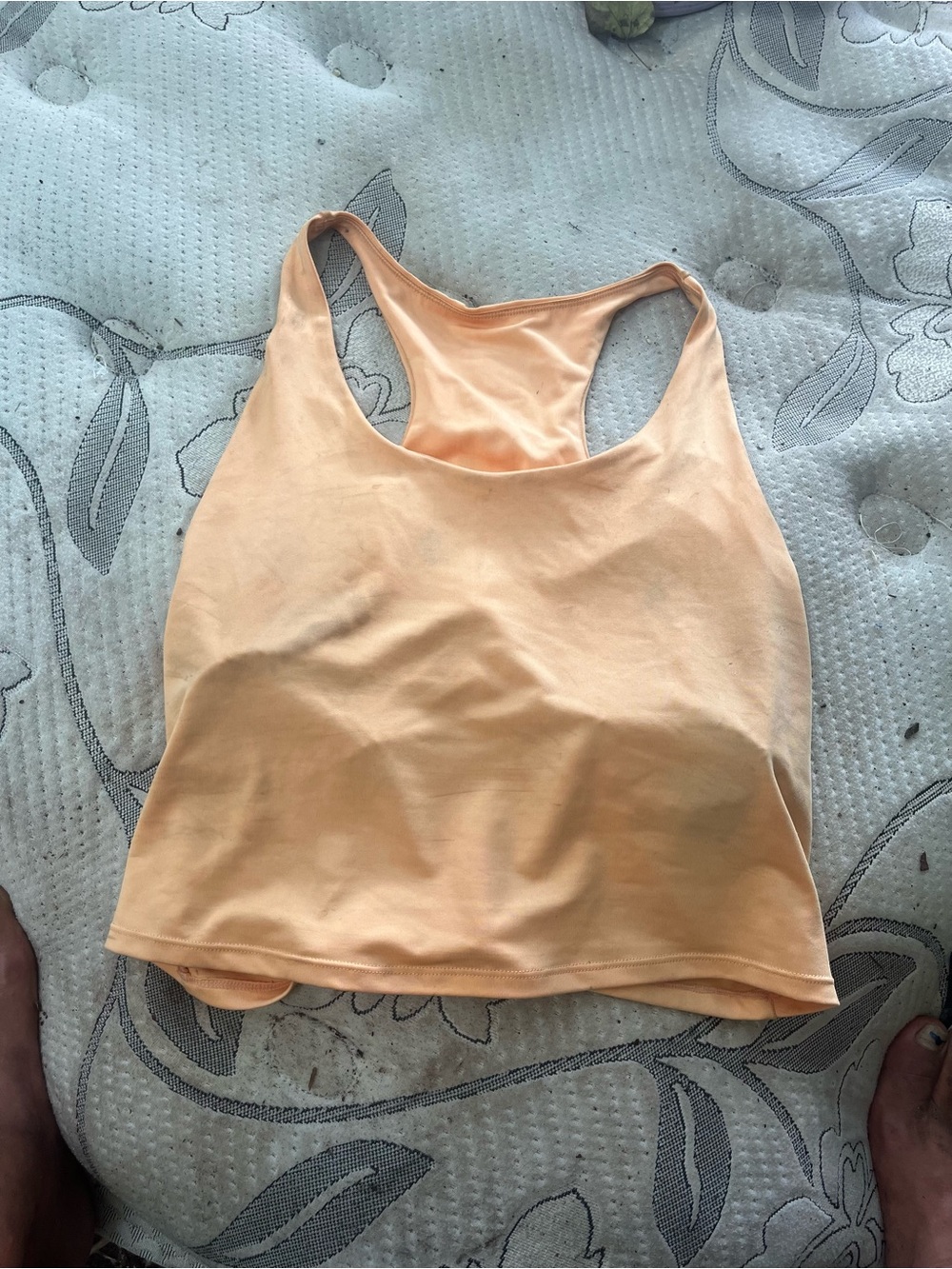 Pro Player Peach Racerback Crop Tank - Women